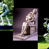 Assorted Sculptural Figures