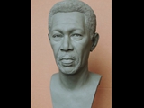 Morgan Freeman - Clay Portrait
